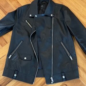 7 For All Mankind Leather Jacket